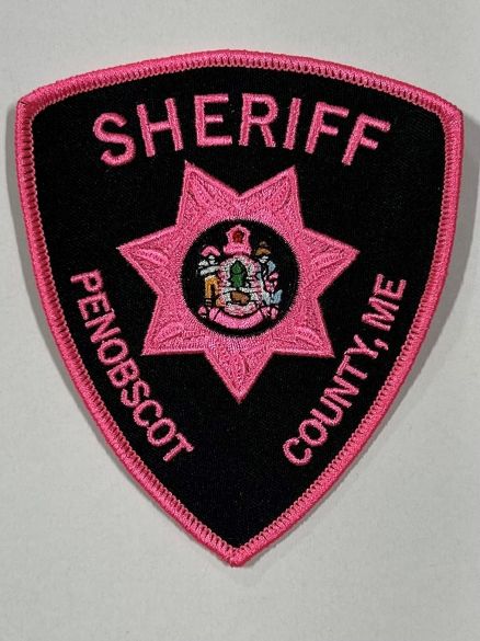 SHERIFF, Penobscot County, MAINE Pink Shoulder Patch